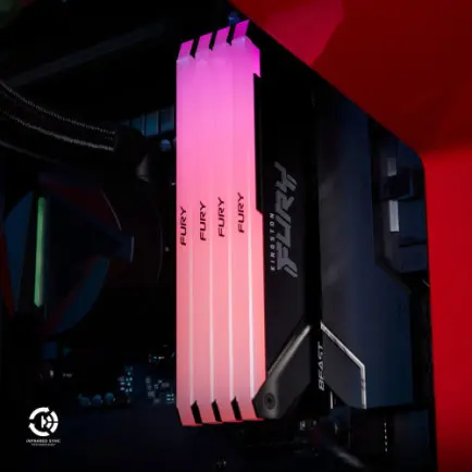 Модуль пам`яті DDR4 8GB/3200 Kingston Fury Beast RGB (KF432C16BB2A/8WP)
