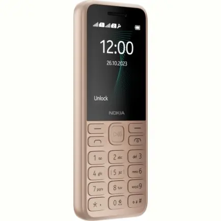 Мобильный телефон Nokia 130 2023 Dual Sim Light Gold