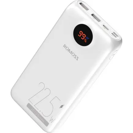Универсальная мобильная батарея Romoss PSW30 30000mAh 22.5W White (PSW30-152-1111H)