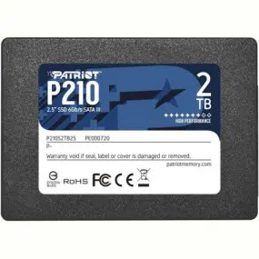 Накопитель SSD 2TB Patriot P210 2.5" SATAIII TLC (P210S2TB25)