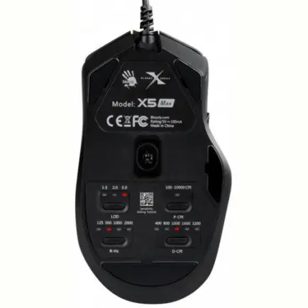 Мышь A4Tech Bloody X5 Max Black