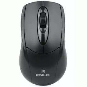 Мишка REAL-EL RM-207 Black USB