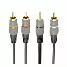 Аудио-кабель Cablexpert 3.5 мм - 3хRCA (M/M)
