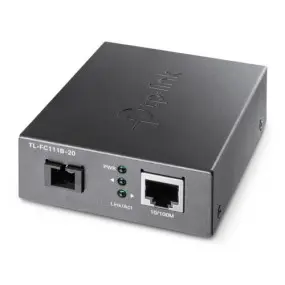 Медиаконвертер TP-Link FC111B-20 (SC/UPC 1xFE, 1xRJ45 FE, SM 9/125 мкм, 20 км, 1310нм TX / 1550нм RX, БП 5В 0.6А)