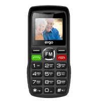 Мобильный телефон Ergo R182 Dual Sim Black