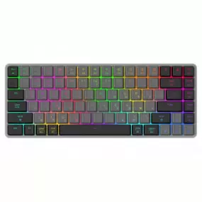 Клавіатура бездротова GamePro MK230R Red Swich Low Profile RGB Wireless/Bluetooth Dark Gray