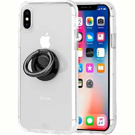 Чeхол-накладка Case-Mate Tough with Ring для Apple iPhone X / iPhone XS Clear (CM038055)