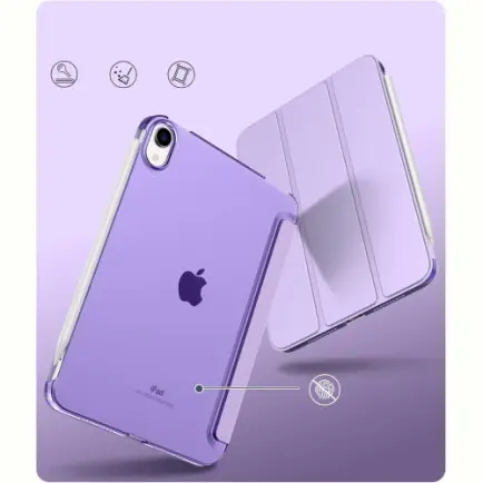Чохол-книжка BeCover Tri Fold Hard для Apple iPad Mini 7 2024 8.3" Purple (712455)