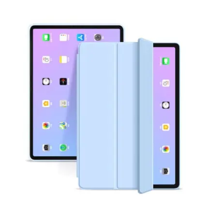 Чeхол BeCover Tri Fold Soft TPU Silicone для Apple iPad Air 11" M2 2024 Light Blue (711409)