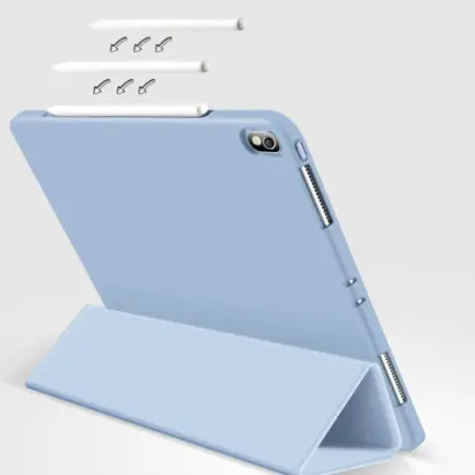 Чeхол BeCover Tri Fold Soft TPU Silicone для Apple iPad Air 11" M2 2024 Light Blue (711409)