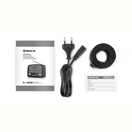 Радиоприемник REAL-EL X-520 Black