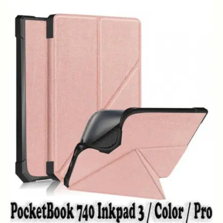 Чехол-книжка BeCover Ultra Slim Origami для PocketBook 740 Inkpad 3/Color/Pro Rose Gold (707456)