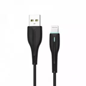 Кабель SkyDolphin S48L USB - Lightning 1м, Black (USB-000422)