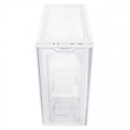 Корпус Asus A21 White Tempered Glass без БП (90DC00H3-B09010)