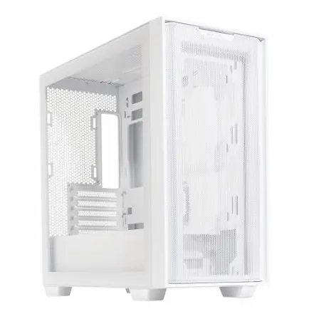 Корпус Asus A21 White Tempered Glass без БП (90DC00H3-B09010)
