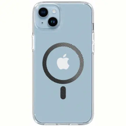 Чeхол-накладка Spigen Ultra Hybrid MagFit для Apple iPhone 14 Carbon Fiber (ACS05050)