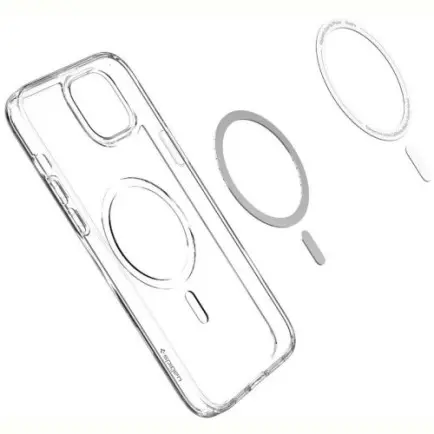 Чeхол-накладка Spigen Ultra Hybrid MagFit для Apple iPhone 14 Carbon Fiber (ACS05050)