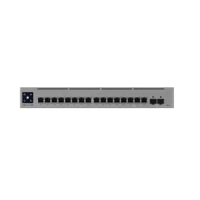 Коммутатор Ubiquiti UniFi USW-Pro-Max-16-PoE (L3, 4x2.5GE PoE++, 12xGbE PoE+, 2x 10G SFP+, PoE 180Вт)