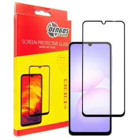 Защитное стекло Dengos для Samsung Galaxy A07 SM-A075 Black Full Glue (TGFG-406)