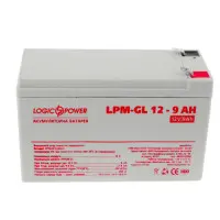 Аккумуляторная батарея LogicPower 12V 9AH (LPM-GL 12 - 9 AH)