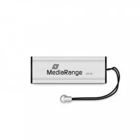 Флеш-накопичувач USB3.0 128GB MediaRange Black/Silver (MR918)