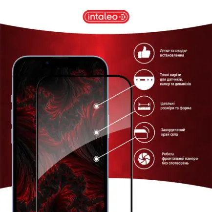 Защитное стекло Intaleo Full Glue для Samsung Galaxy A26 SM-A266 Black (1283126608063)