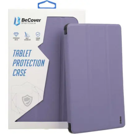 Чeхол-книжка BeCover Tri Fold Soft TPU Silicone для Apple iPad Pro 13" M4 2024 Purple (711754)