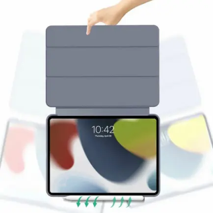 Чeхол-книжка BeCover Tri Fold Soft TPU Silicone для Apple iPad Pro 13" M4 2024 Purple (711754)
