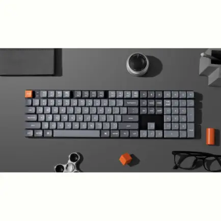 Клавиатура беспроводная Keychron K5 Max, Gateron MX 2.0 Brown, Hot-Swap, RGB UA Black (K5M-H3-UA)
