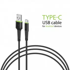 Кабель Intaleo CBFLEXT2 USB - USB Type-C (M/M)