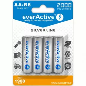 Аккумулятор everActive AA/HR06 Ni-MH 2000mAh BL 4шт