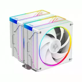 Кулер процессорный ID-Cooling Frozn A620 ARGB White, Intel: 1851/1700/1200/1151/1150/1155/1156, AMD: AM5/AM4, 120х142х154 мм, 4-pin PWM