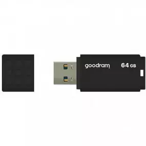 Флеш-накопитель USB3.0 64GB GOODRAM UME3 Black (UME3-0640K0R11)