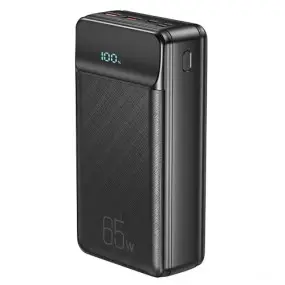 Универсальная мобильная батарея XO PR201 PD 65W QC 3.0 30000mAh Black