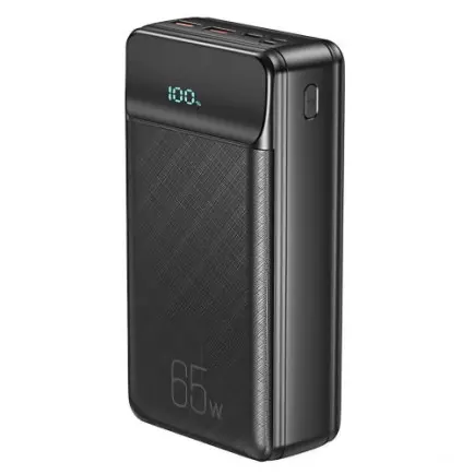 Универсальная мобильная батарея XO PR201 PD 65W QC 3.0 30000mAh Black
