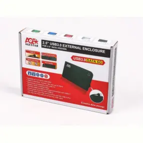 Зовнішня кишеня USB3.0 для HDD SATA 2,5" AgeStar 3UB 2A14 (Blue)