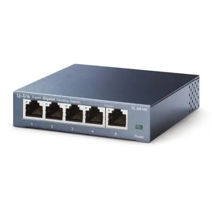Коммутатор TP-Link TL-SG105 (5хGE, настольный, металл)