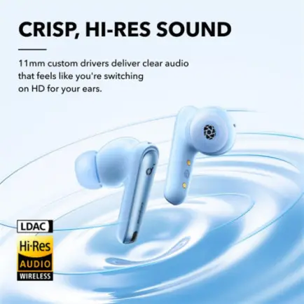 Bluetooth-гарнитура Anker SoundCore Liberty 4 NC Light Blue (A3947G61)