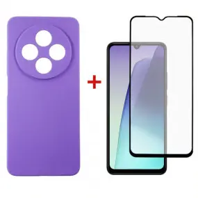 Чохол-накладка Dengos Carbon для Xiaomi Redmi 14C Purple (DG-KM-121)
