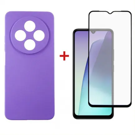 Чохол-накладка Dengos Carbon для Xiaomi Redmi 14C Purple (DG-KM-121)