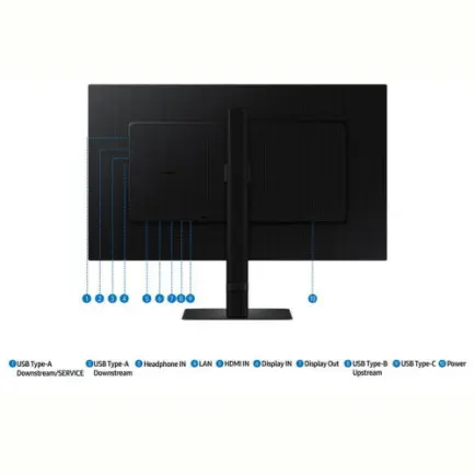 Монітор Samsung 27" ViewFinity S6 (LS27D604UAIXUA)