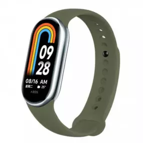 Силіконовий ремінець BeCover для Xiaomi Mi Smart Band 8 Khaki (709392)