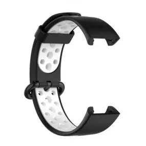 Ремешок BeCover Vents Style для Xiaomi Redmi Smart Band 2 Black-White (709425)