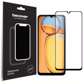 Защитное стекло BeCover для Xiaomi Redmi 13C/Poco C65 Black (710491)