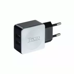 Сетевое зарядное устройство Tecro (2xUSB, 2.1A)