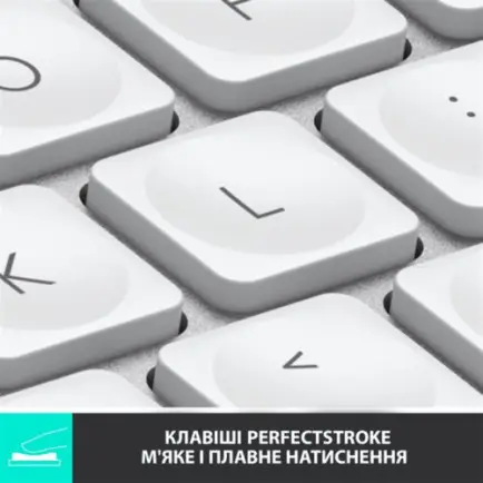 Клавиатура беспроводная Logitech MX Keys Mini Wireless Illuminated UA Pale Gray (920-010499)