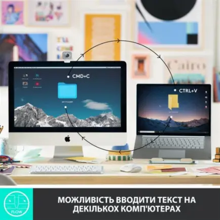Клавиатура беспроводная Logitech MX Keys Mini Wireless Illuminated UA Pale Gray (920-010499)