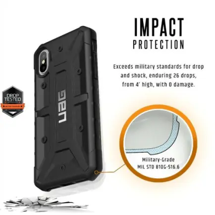 Чехол-накладка Urban Armor Gear Pathfinder для Apple iPhone X Black (IPHX-A-BK)