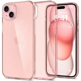 Чeхол-накладка Spigen Crystal Flex для Apple iPhone 15 Plus Rose Crystal (ACS06458)