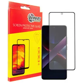 Захисне скло Dengos для Poco X7 Pro Black Full Glue (TGFG-393)